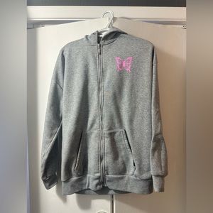 Small Grey Zip Up